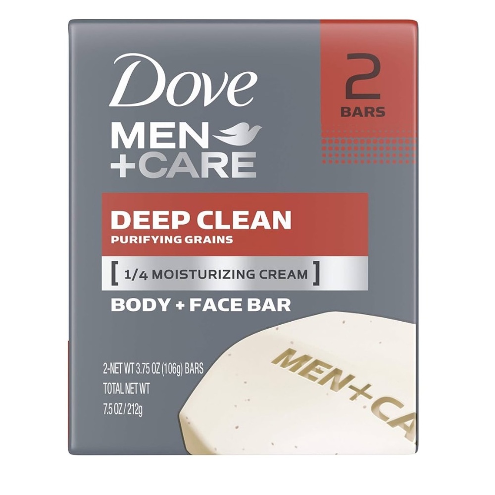 Dove Men+Care Deep Clean Body and Face Bar
